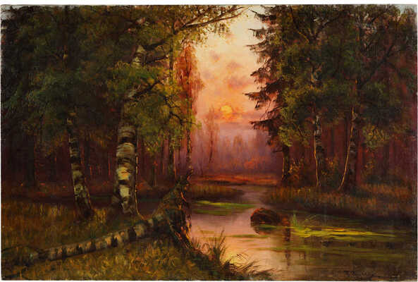 Цигус Павел. Раннее утро в летнем лесу